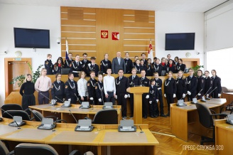 Роман Заварин  провел встречу с будущими правоохранителями из Череповца