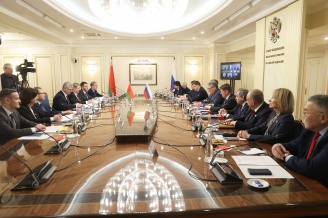 Состоялось десятое заседание Межпарламентской российско-белорусской комиссии по межрегиональному сотрудничеству